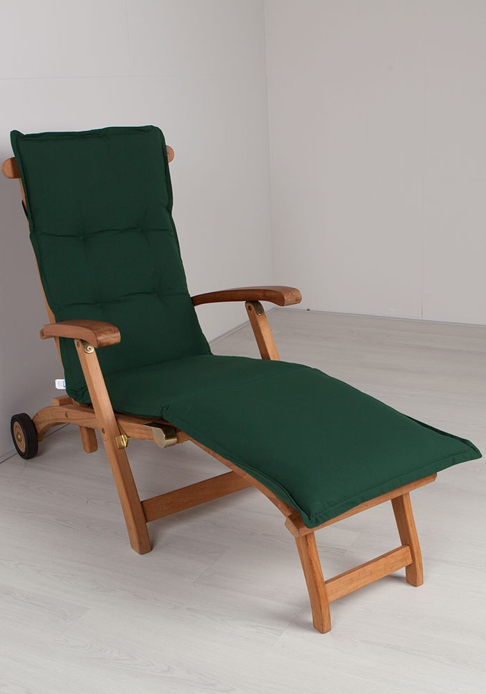 Tuinkussenshop deckchair Havana green