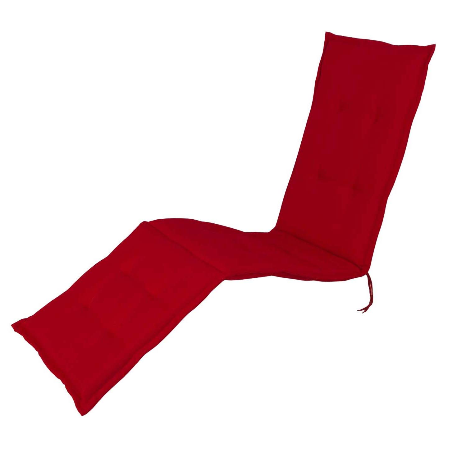 Auflage Deckchair - Pedro rot (wasserabweisend)