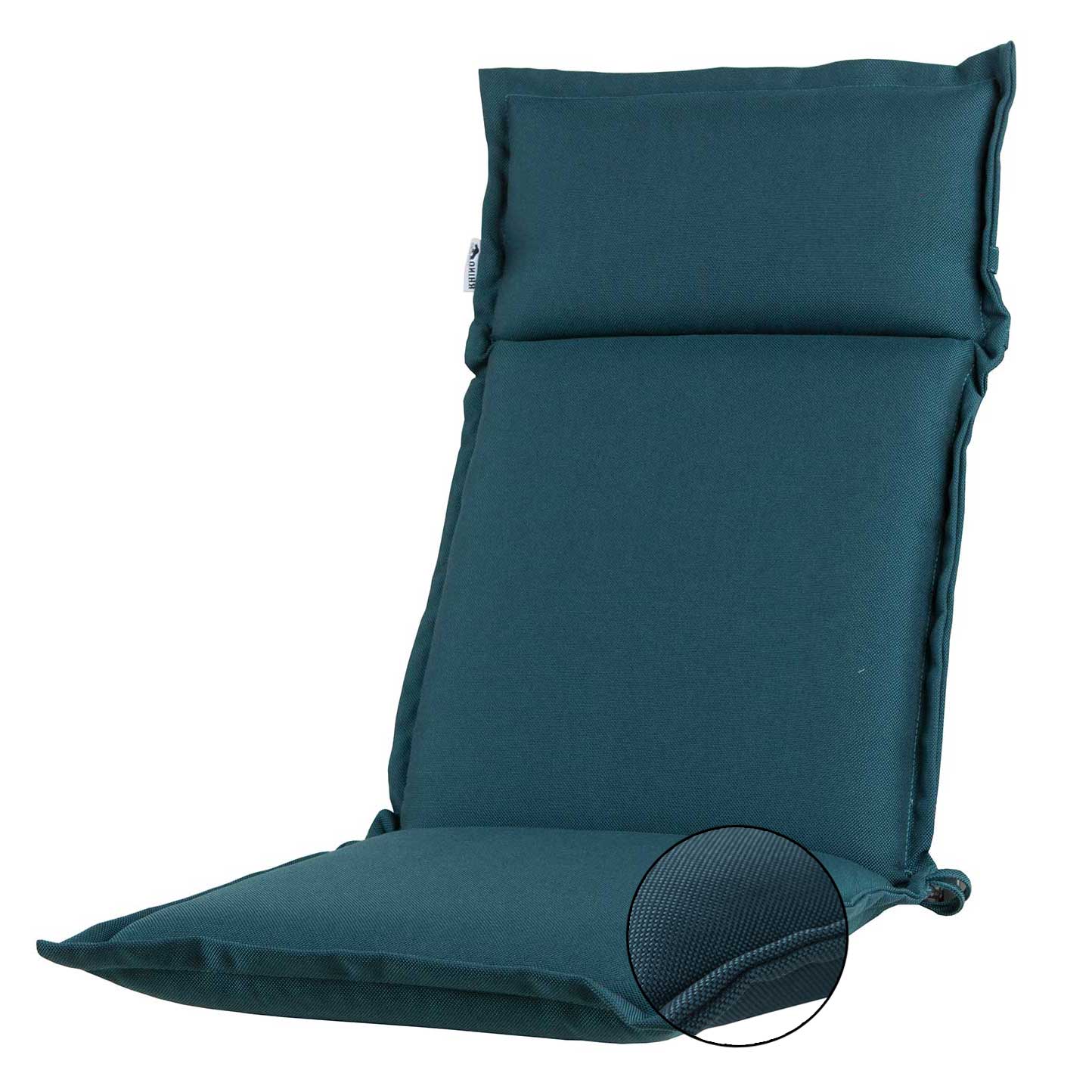 ergonomische Universal Polyester Auto Sitzauflage Gerini blau, hohes  Rückenteil, weich gepolstert, waschbar, alle PKW