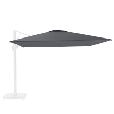 Ersatzbezug für Ampelschirm Platinum Beaufort Premium – 320x320cm quadratisch Faded black (Spuncrylic)