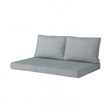 palettenkissen Sitz und Rücken carré (120X80cm) - Basic grau