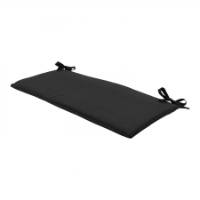 Auflage Bank 110cm - Canvas eco schwarz (wasserabweisend)