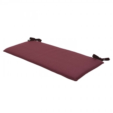 Auflage bank 140cm - Canvas eco bordeaux (wasserabweisend)