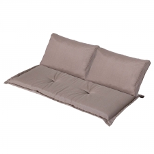 Bankkissen Sitz und Rücken 120cm (120x50cm) - Panama taupe