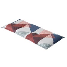 Auflage Bank 150cm - Triangle blau