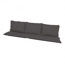 Bankkissen Sitz und Rücken 180cm (180x50cm) - Basic schwarz