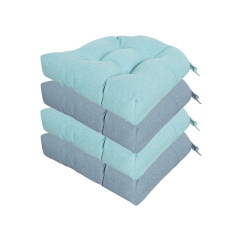 Bundle Sitzkissen Rotan 46x46cm - Lisboa Jeans (wasserabweisend)