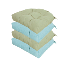 Bundle Sitzkissen Rotan 46x46cm - Lisboa Pistachio (wasserabweisend)