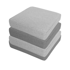 Bundle Sitzkissen carré 40x40cm - Lisboa grey (wasserabweisend)