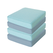 Bundle Sitzkissen carré 40x40cm - Lisboa Turquoise (wasserabweisend)