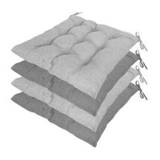 Bundle Sitzkissen Toscane 46x46cm - Lisboa dark und light grey (wasserabweisend)