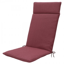 Auflage hochlehner universal - Canvas eco bordeaux (wasserabweisend)