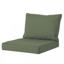 Loungekissen premium Sitz und Rücken 73x73cm Carré - Manchester grün (wasserabweisend)