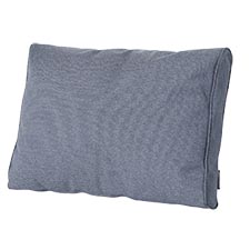 Loungekissen rücken premium 60x40cm - Manchester denim grey (wasserabweisend)