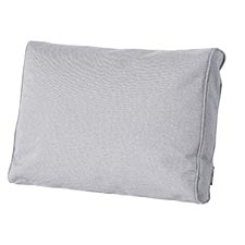 Loungekissen rücken premium 60x40cm - Manchester light grey (wasserabweisend)