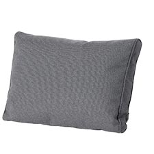 Loungekissen rücken premium 73x40cm - Manchester grau (wasserabweisend)