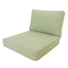 Loungekissen Sitz und Rücken 60x60cm carré - Lisboa Pistachio