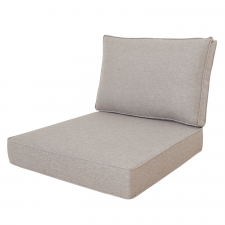 Loungekissen Sitz und Rücken 60x60cm carré - Lisboa Taupe