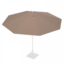 Ersatzbezug für Mittelstockschirm Rhino – 300 cm rund (Taupe, Polyester)