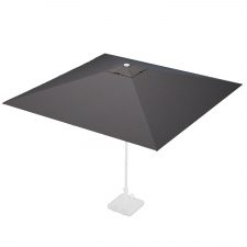 Ersatzbezug für Mittelstockschirm Rhino – 300x300 cm quadratisch Dunkelgrau (Olefin)