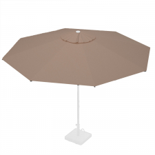 Ersatzbezug für Mittelstockschirm Rhino – 350 cm rund (Taupe, Polyester)