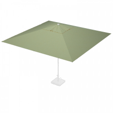 Ersatzbezug für Mittelstockschirm Rhino – 350x350 cm quadratisch (Emerald, Polyester)