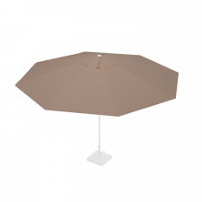 Ersatzbezug für Mittelstockschirm Rhino – 400 cm rund (Taupe, Polyester)