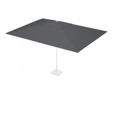 Ersatzbezug für Mittelstockschirm Rhino – 400x300 cm rechteckig Dunkelgrau (Polyester)