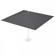 Ersatzbezug für Mittelstockschirm Rhino – 400x400 cm quadratisch Dunkelgrau (Polyester)