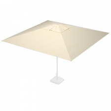 Ersatzbezug für Mittelstockschirm Rhino – 400x400 cm quadratisch Off-White (Polyester)