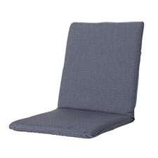 Stapelstuhl Kissen - Manchester denim grey (wasserabweisend)