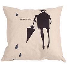 Zierkissen 45x45cm - Gentleman umbrella