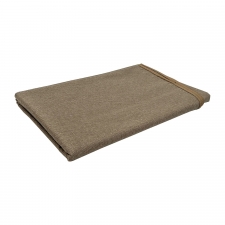 Tischdecke rond 160cm - Canvas eco taupe (wasserabweisend)