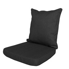 Wicker set universeel - Canvas eco schwarz (wasserabweisend)