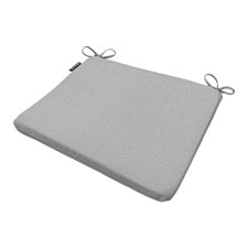 Sitzkissen universal 40x40cm - Panama light grey (abnehmbar)