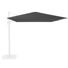 Ersatzbezug für Ampelschirm Platinum Challenger T2 Premium – 350x260cm rechteckig Faded black (Spuncrylic)