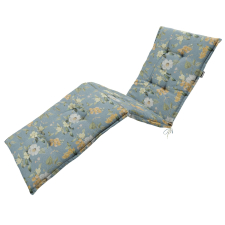 Gartenliegenauflage 194x59cm - Julliete azure (wasserabweisend)