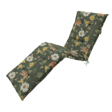 Gartenliegenauflage 194x59cm - Julliete green (wasserabweisend)