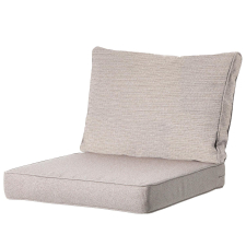 Loungekissen premium Sitz und Rücken 73x73cm Carré - Richmond natural (wasserabweisend)