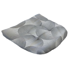 Sitzkissen Rotan 46x46cm - Napels rondo grey (wasserabweisend)