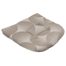 Sitzkissen Rotan 46x46cm - Napels rondo taupe (wasserabweisend)
