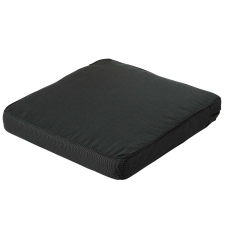 Loungekissen 60x60cm Carré - Rib schwarz