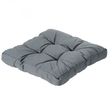 Loungekissen 60x60cm - Rib grau