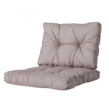 Loungekissen Sitz und Rücken 70x70cm Florance - Basic taupe