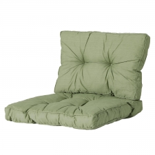 Loungekissen Sitz und Rücken 60x60cm Florance - Basic grün