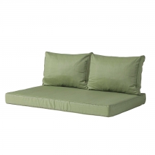 palettenkissen Sitz und Rücken Carré (120x80cm) - Basic grün