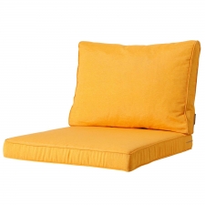 Loungekissen Sitz und Rücken 60x60cm Carré - Panama golden glow