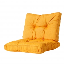 Loungekissen sitz und Rücken 70x70cm Florance - Panama golden glow