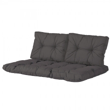 palettenkissen Sitz und Rücken Florance (120x80cm) - Basic schwarz