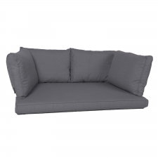 palettenkissen Sitz/Arm/Rücken carré (120X80cm) - Panama grau